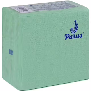 Серветки столові Parus 1 шар 33х33 см Зелені 100 шт. (4820205440366)
