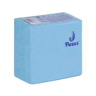 Салфетки столовые Parus 1 слой 33х33 см Синие 100 шт. (4820205440373)
