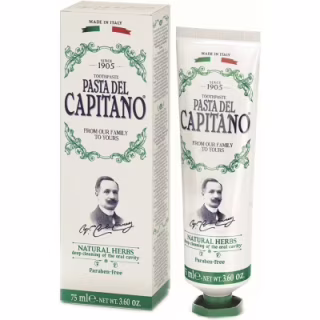 Зубна паста Pasta del Capitano Натуральні трави 75 мл (8002140137402)
