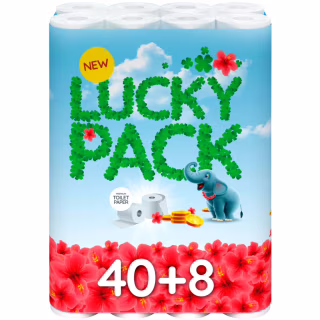 Туалетная бумага Ruta Lucky Pack 2 слоя 48 рулонов (8595027101424)