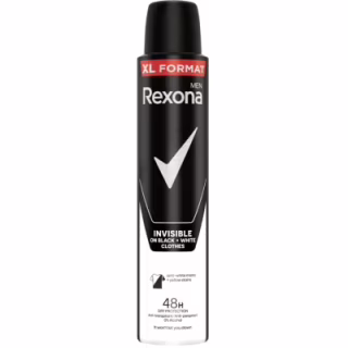 Антиперспирант Rexona Невидимый на черном и белом 200 мл (8720181584282)