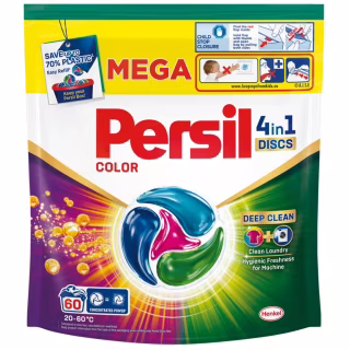 Капсули для прання Persil 4in1 Discs Color Deep Clean 60 шт. (9000101830880)