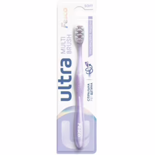 Зубна щітка Fesco Ultra Multi Brush Soft Фіолетова (4820204702106)