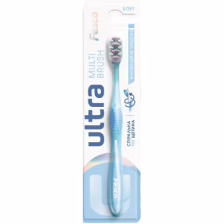 Зубная щетка Fesco Ultra Multi Brush Soft Голубая (4820204702083)