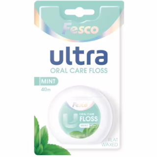 Зубная нить Fesco Ultra Oral Care Floss Mint 40 м (4820204702427)
