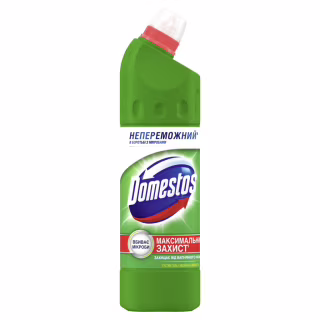 Жидкость для чистки ванн Domestos Максимальная Защита Хвойная свежесть 24 часа 750 мл (8720181679056)