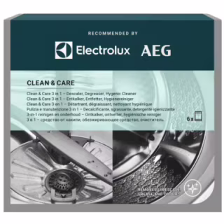 Очищувач для пральних машин Electrolux Clean & Care 3 в 1 6 шт. (M2GCP601)