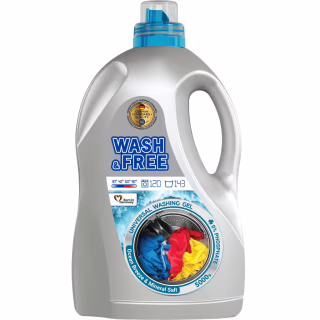 Гель для прання Wash&Free Універсальний Морська свіжість з нотками мінеральної солі 5 кг (4823128005216)