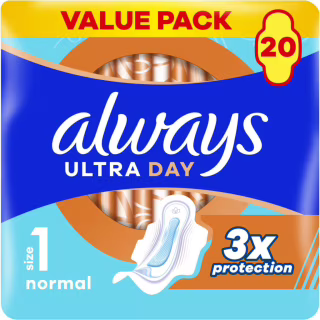 Гігієнічні прокладки Always Ultra Day Normal (Розмір 1) 20 шт. (8700216171311)