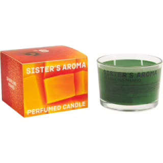 Ароматична свічка Sister's Aroma Sparkling Mango 150 г (4820227785421)