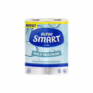 Бумажные полотенца Smart Tissue Classic 2 слоя 50 отрывов 11 м 2 рулона (5944582100282)