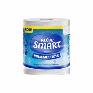Бумажные полотенца Smart Tissue Classic 2 слоя 365 отрывов 84 м 1 рулон (5944582100169)