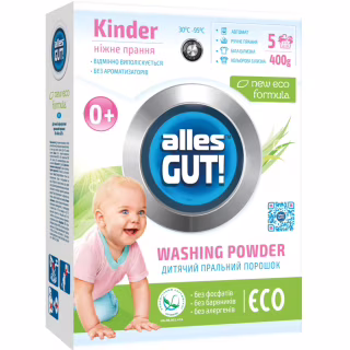 Стиральный порошок Alles GUT! Eco Детский 400 г (4820189880172)