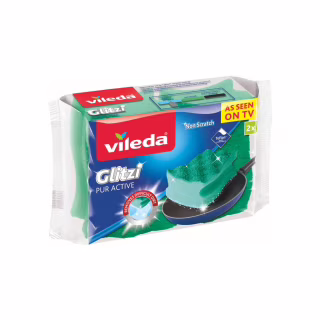 Губки кухонные Vileda Pur Active 2 шт. (4023103070240)