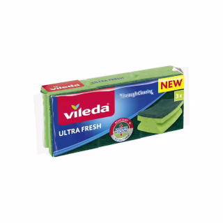 Губки кухонные Vileda Ultra Fresh Антибактериальные 3 шт. (4023103239500)