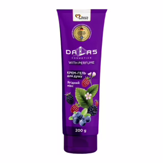 Гель для душа Dalas Cosmetics Ягодный микс 200 г (4262396142078)