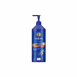 Гель для душа Dalas Cosmetics Sport 3 в 1 Для мужчин 1000 г (4262396142092)