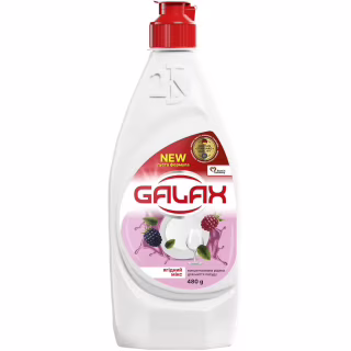 Засіб для ручного миття посуду Galax Ягідний мікс 480 г (4823128000662)