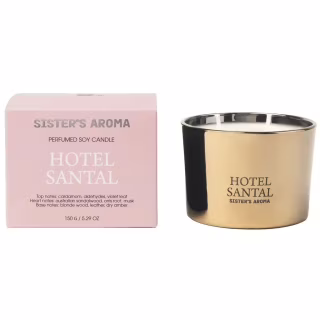 Ароматическая свеча Sister's Aroma Hotel Santal 150 г (4820227786169)