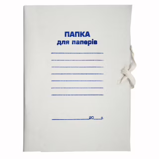 Папка на завязках Buromax А4, carton 0,3мм (glued flap) (BM.3359)