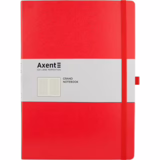 Блокнот Axent Partner Grand, 210х295, 100 л, клет, красный (8203-06-A)