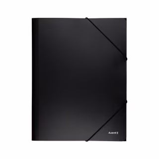 Папка на резинках Axent A4 500 мкм black (1508-01-A)
