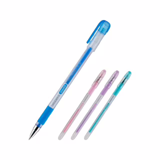 Ручка гелевая Axent Пиши-стирай Student, синяя в ассортименте (AG1071-02-A)