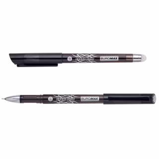 Ручка гелевая Buromax Erase Slim Пиши стирай 0.5 мм Черный корпус (BM.8300-02)