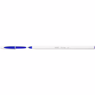 Ручка кулькова Bic Cristal Up з білим шестигранним корпусом Синя (bc949879)