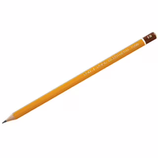 Карандаш графитный Koh-i-Noor 5В без резинки корпус Желтый (1500.5B)