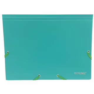 Папка на резинках H-Tone А4, зеленая (FOLD-HT-JJ40941-G)