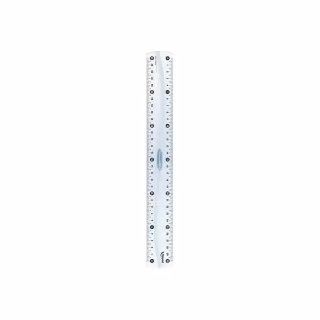Лінійка Maped пластикова ESSENTIALS, 20см, двостороння шкала, прозорий (MP.146108)