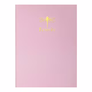 Канцелярская книга Buromax А4 FAVOURITE, PASTEL, 96 листов, клеточка, розовая (BM.2400-410)