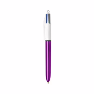 Ручка масляная Bic 4 in 1 Colours Shine Purple фиолетовая (bc982876)