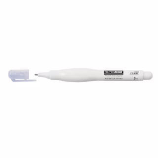 Корректор Buromax ручка 3 мл Jobmax, спиртовая основа, металлический наконечник (BM.1050)