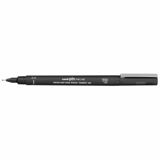 Лайнер UNI Pin Fine Linе Black 0.6 мм (PIN06-200.Black)