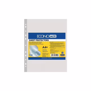 Файл Economix А4+ Crystal глянцевый, 100 штук (E31102)