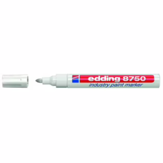 Маркер Edding Industry Paint e-8750 2-4мм(for dusty surfaces) white (e-8750/011)