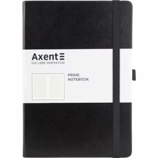 Книга записная Axent Partner Prime 145х210 мм A5 96 листов клетка Черный (8305-01-A)