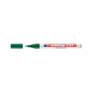 Маркер Edding Paint 1-2 мм круглый зеленый (e-751/04)