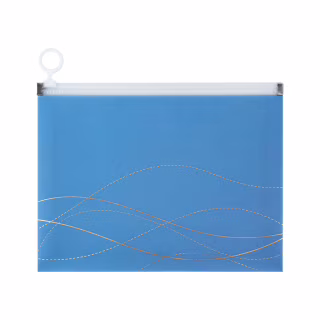 Папка на блискавці Axent zip-lock А5 Waves-2 (1498-41-A)