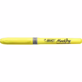 Маркер Bic текстовыделитель Grip, желтый (bc811935)