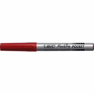Маркер Bic перманентний Fine, червоний (bc8209002)