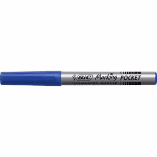 Маркер Bic перманентный Fine, синий (bc8209012)