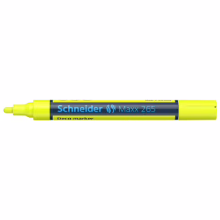 Маркер Schneider MAXX 265 крейдовий 2-3 мм, жовтий (S126505)