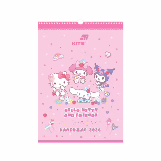 Календарь Kite планер настенный Hello Kitty 2026 год (HK26-440)
