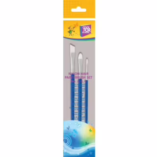 Пензлик для малювання Cool For School набір Fantasy 3 шт (2,4,6) ворс нейлон (CF60826/MX60826)