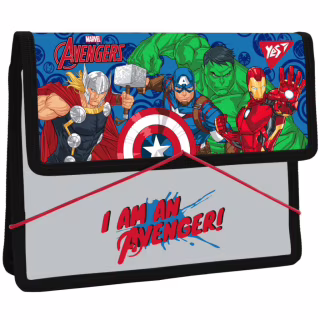 Папка для тетрадей Yes на резинке В5 Marvel Avengers (491997)