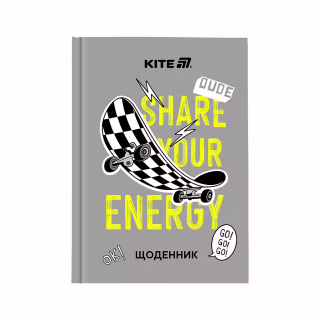 Дневник школьный Kite Energy, твердая обложка (K25-262-5)