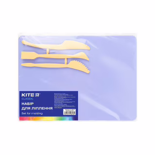 Доска для пластилина Kite набор Classic доска + 3 стека, сиреневый (K-1140-36)